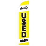 Quality Used Cars Yellow Feather Flag