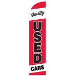 Quality Used Cars Red Feather Flag