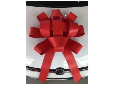 Red Magnetic Car Bow - Cdgraphics