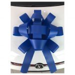Blue Magnetic Car Bow