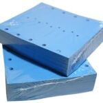 LIGHT BLUE Arrow Vinyl Key Tags - 1000 Per Pack